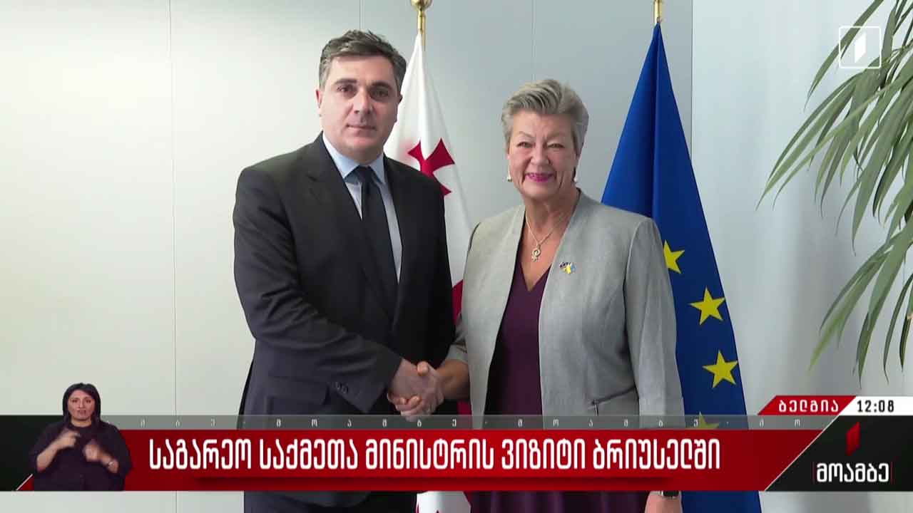 საგარეო საქმეთა მინისტრის ვიზიტი ბრიუსელში
