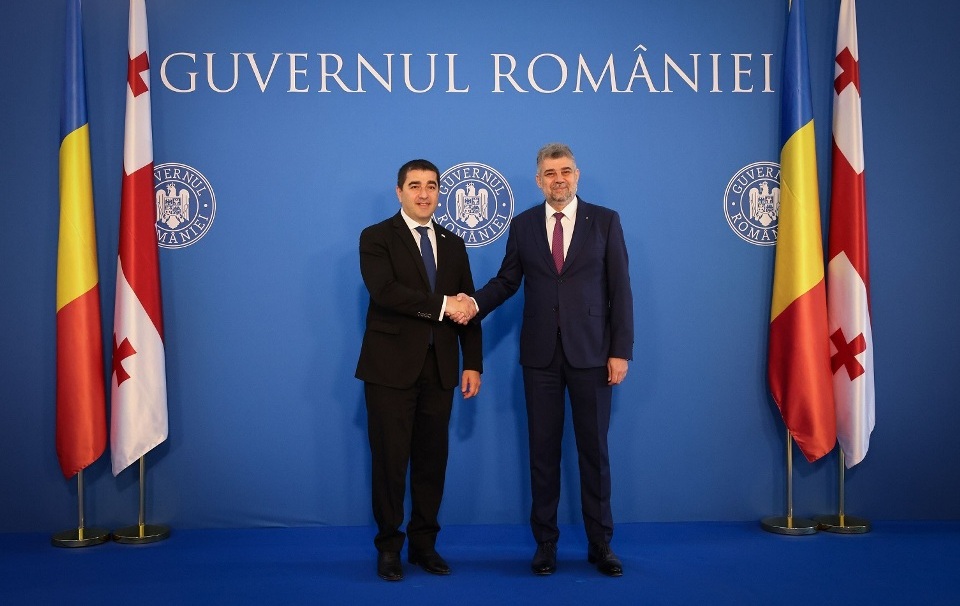 შალვა პაპუაშვილი რუმინეთის პრემიერ-მინისტრს შეხვდა