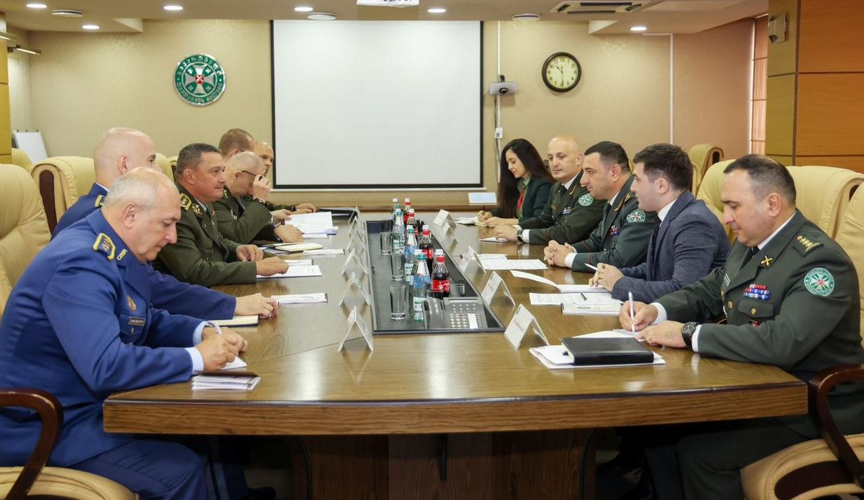 საქართველოს თავდაცვის ძალების მეთაური სლოვაკ კოლეგას შეხვდა