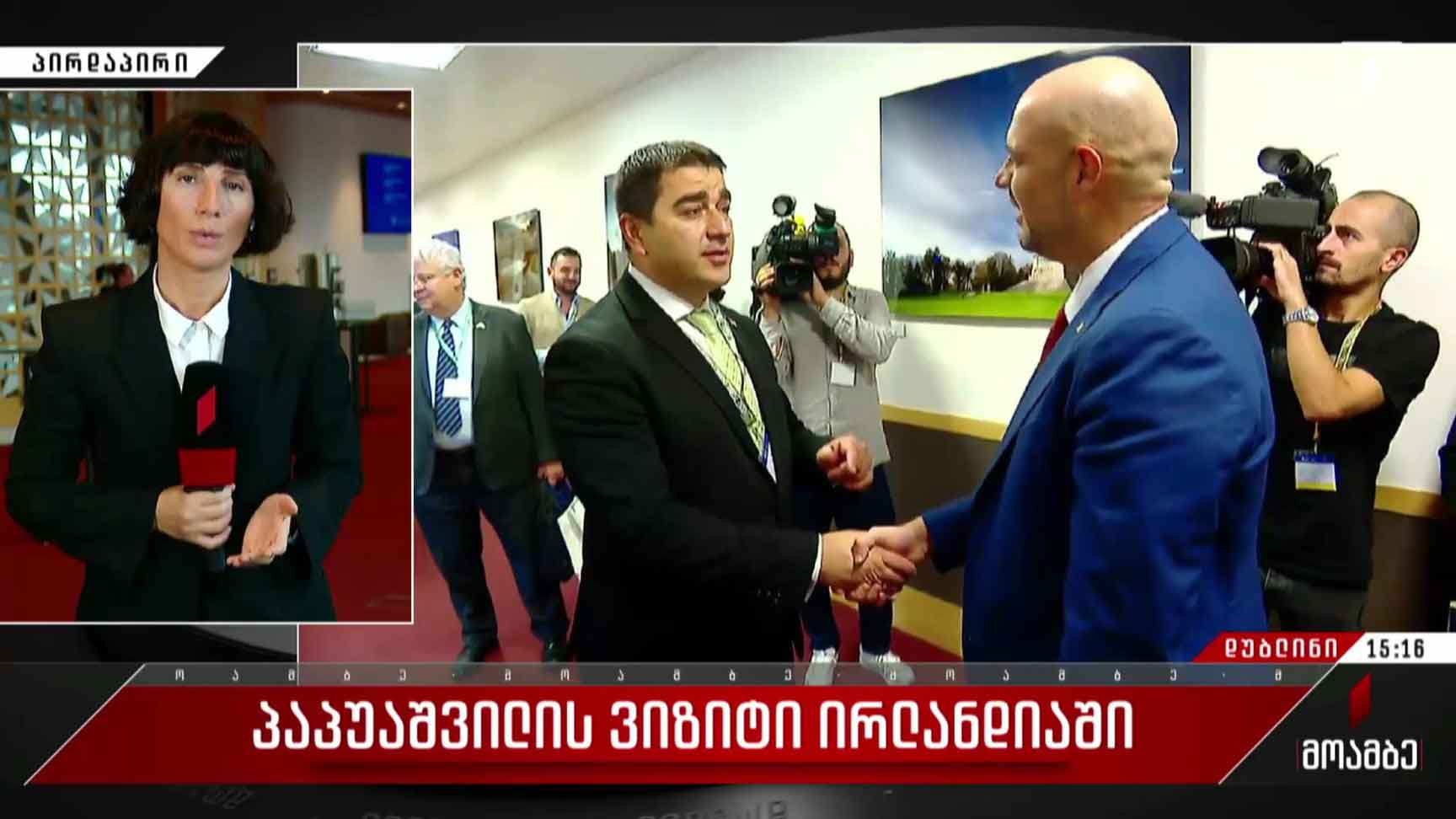 პაპუაშვილის ვიზიტი ირლანდიაში