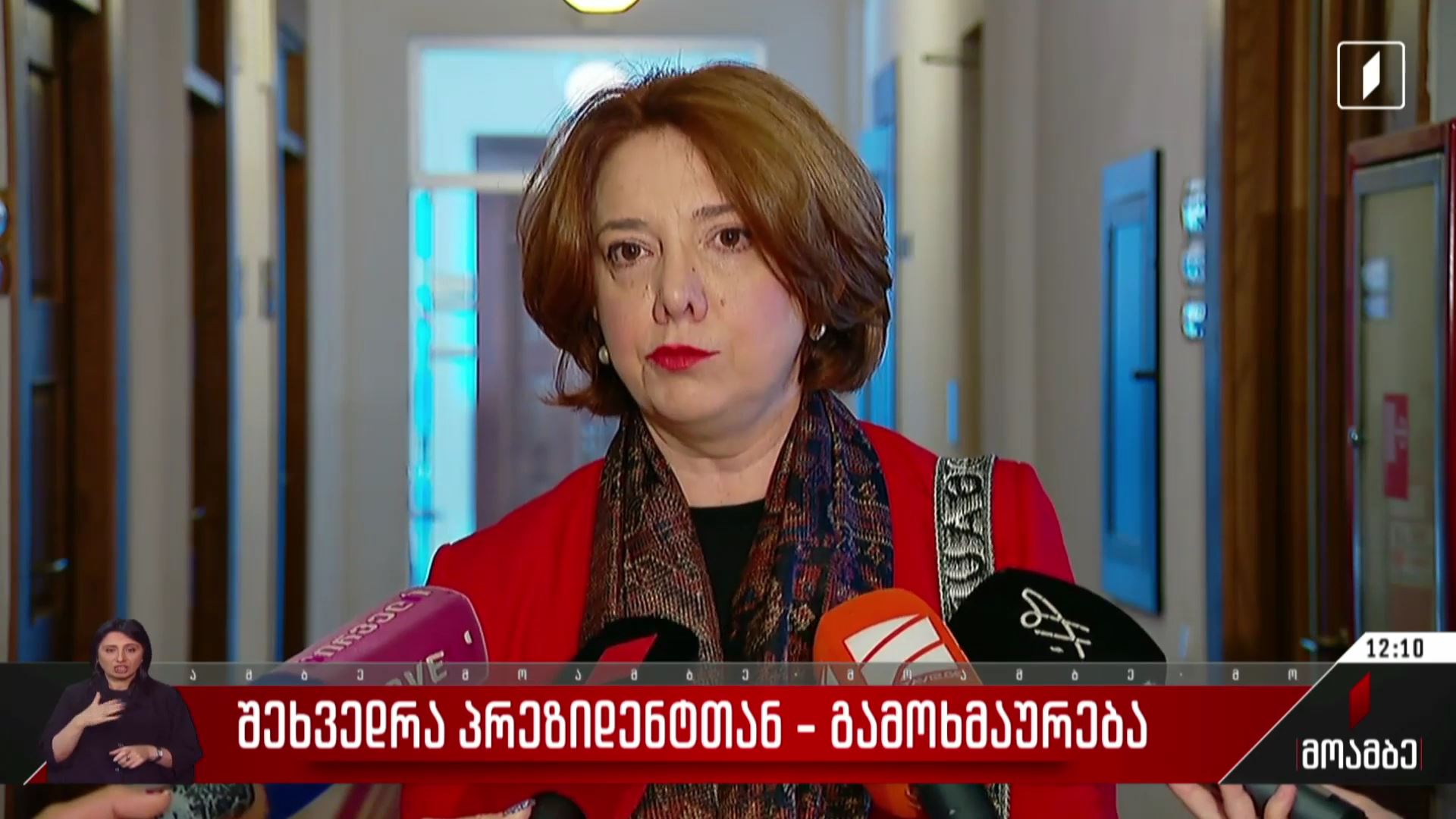 შეხვედრა პრეზიდენტთან - გამოხმაურება პოლიტიკურ სპექტრში