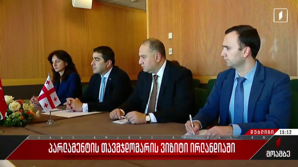 პარლამენტის თავმჯდომარის ვიზიტი ირლანდიაში 