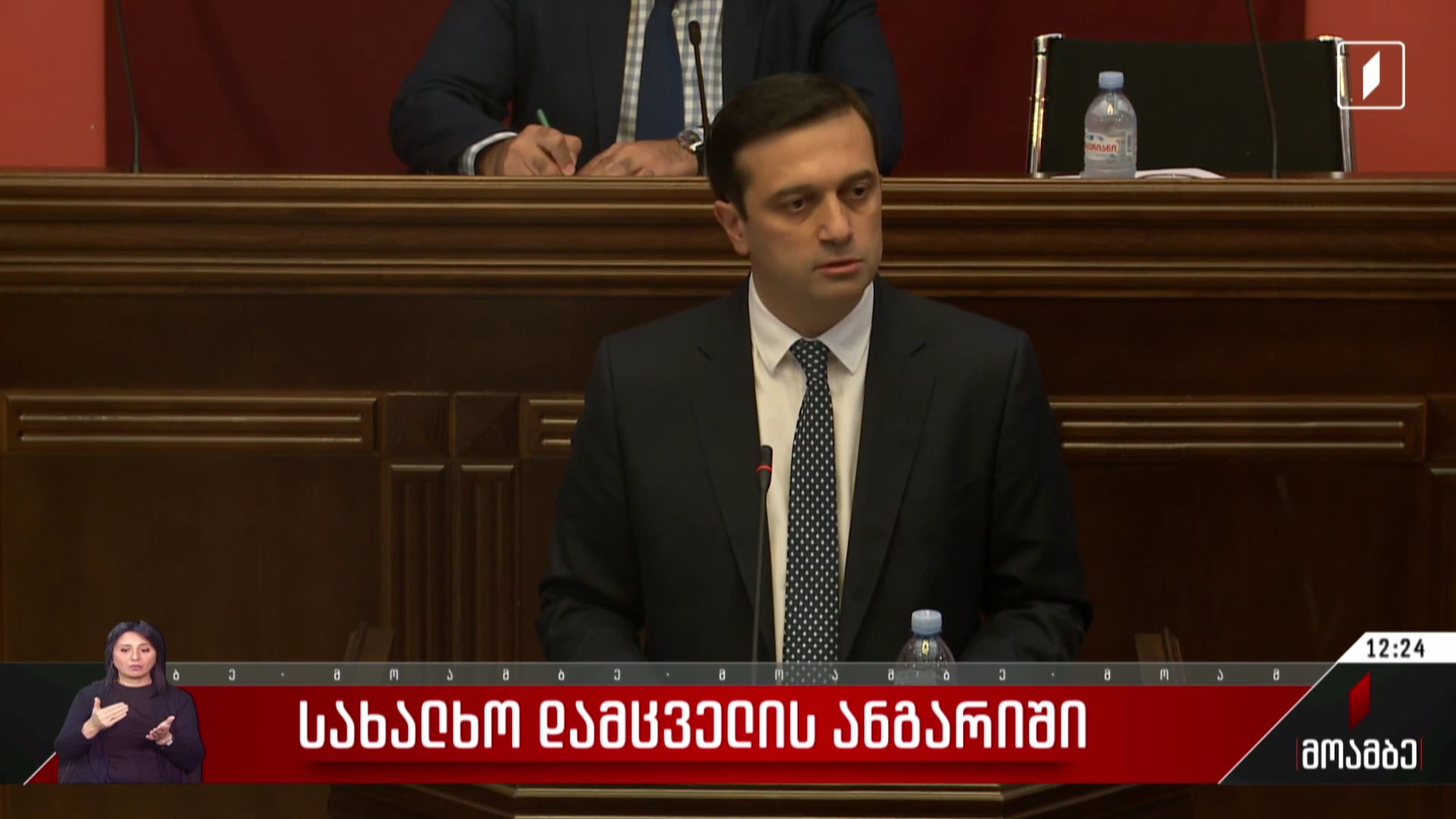 სახალხო დამცველის ანგარიშის მოსმენა