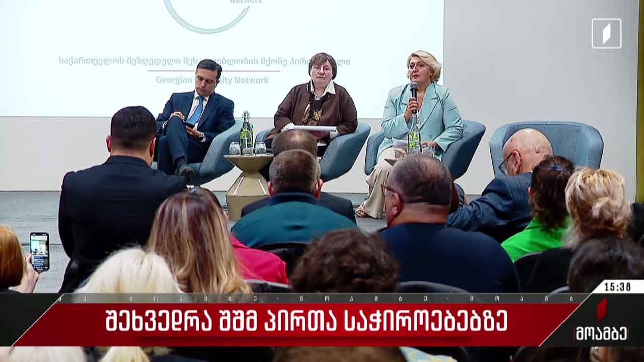 შეხვედრა შშმ პირთა საჭიროებებზე