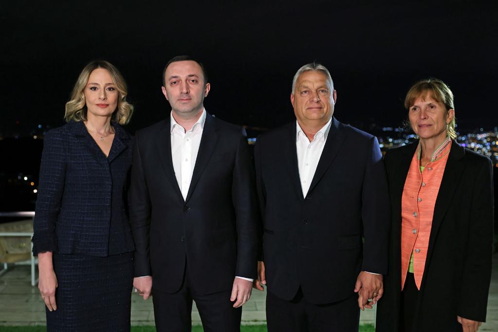 ირაკლი ღარიბაშვილმა ვიქტორ ორბანს სადილზე უმასპინძლა