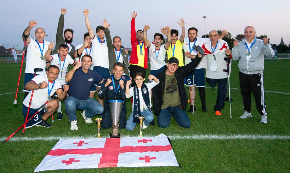 საქართველოს ამპუტანტ ფეხბურთელთა ნაკრები ერთა ლიგის C დივიზიონის გამარჯვებულია #1TVSPORT