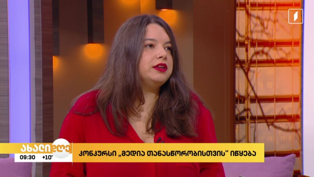 კონკურსი „მედია თანასწორობისთვის“ იწყება