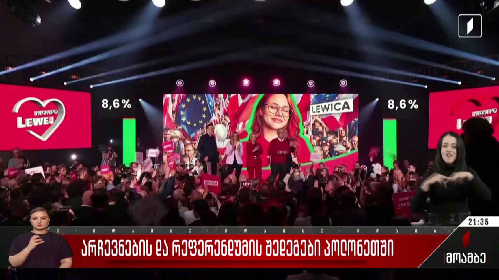 არჩევნების და რეფერენდუმის შედეგები პოლონეთში