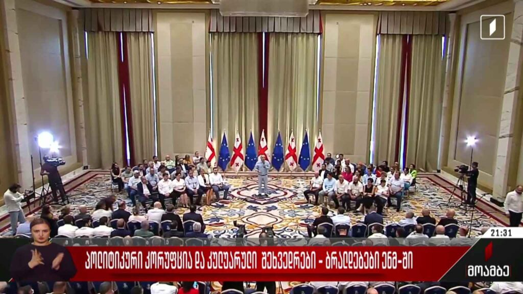 პოლიტიკური კორუფცია და კულუარული შეხვედრები – ბრალდებები ენმ-ში