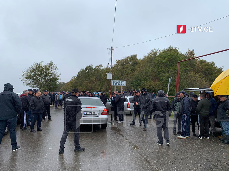„ნაციონალური მოძრაობის“ წევრების ჭორვილაში ჩასვლას ხმაური და დაპირისპირება მოჰყვა