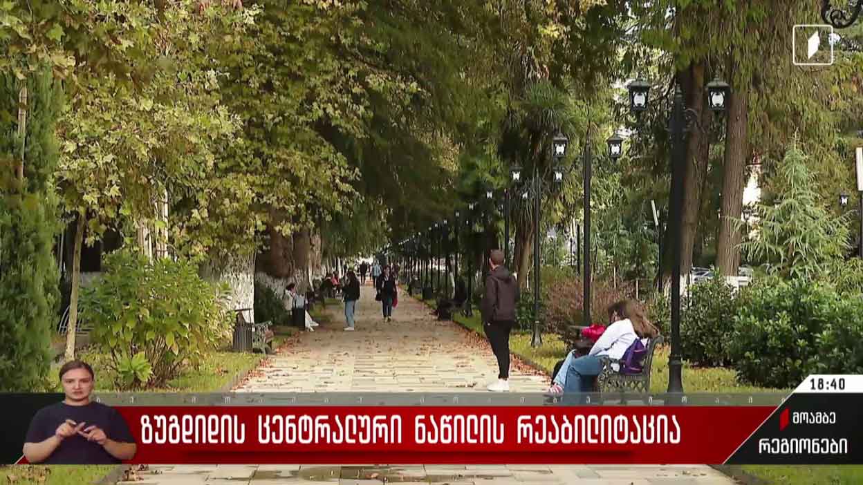 ზუგდიდის ცენტრალური ნაწილის რეაბილიტაცია