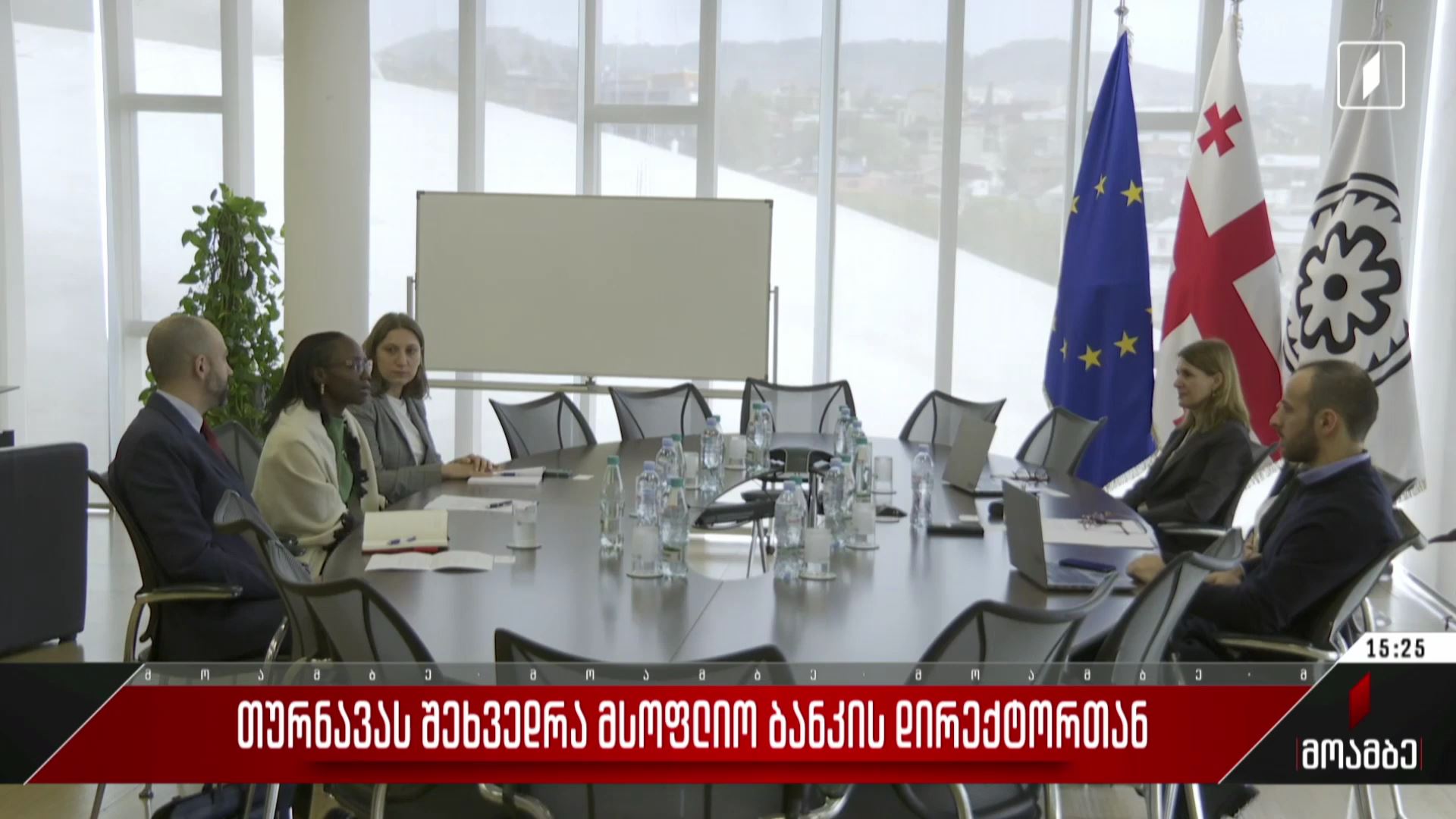 თურნავას შეხვედრა მსოფლიო ბანკის დირექტორთან