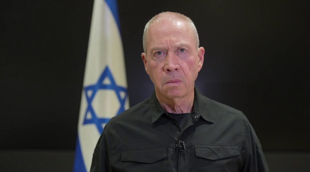 ისრაელის თავდაცვის მინისტრი აცხადებს, რომ ისრაელი განახორციელებს სახმელეთო შეტევას ღაზის სექტორში