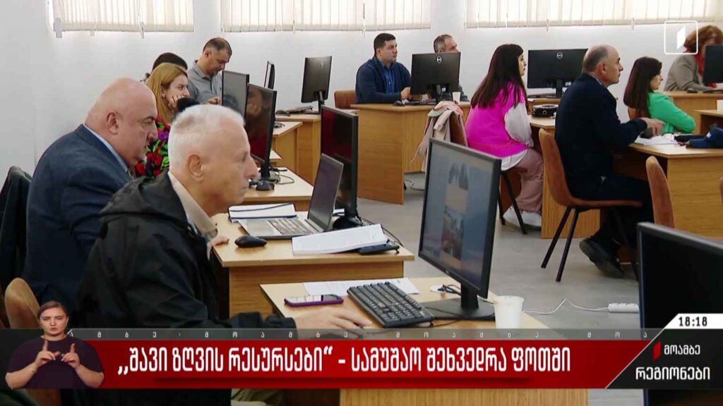 შავი ზღვის რესურსები – სამუშაო შეხვედრა ფოთში