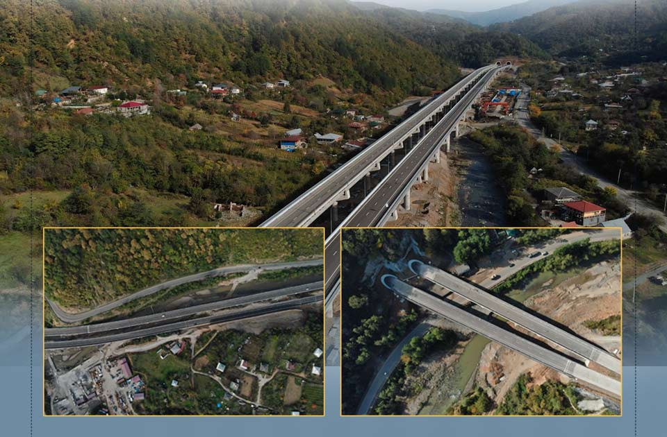რიკოთის ჩქაროსნული მაგისტრალის 27-კილომეტრიანი მონაკვეთი გაიხსნა