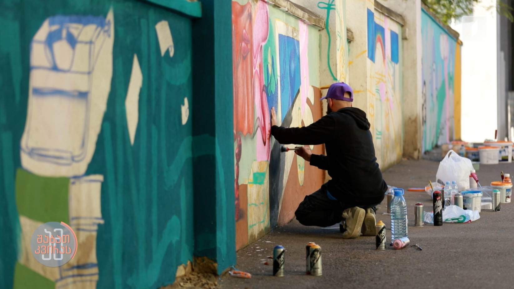#ამშაბათკვირას Street Art Fest-ის იდეა კედლის მხატვრობა საქართველოში
