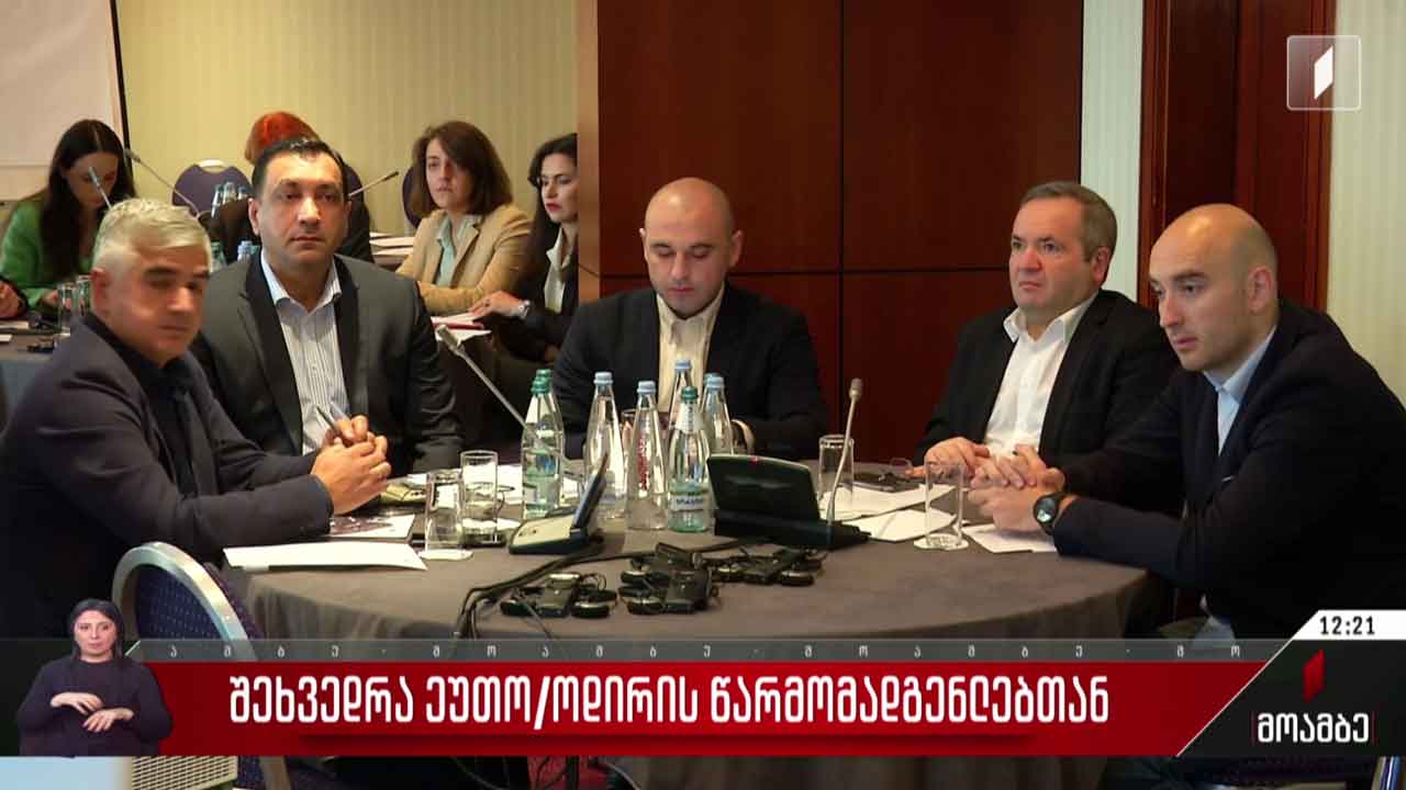 შეხვედრა ეუთო/ოდირის წარმომადგენლებთან