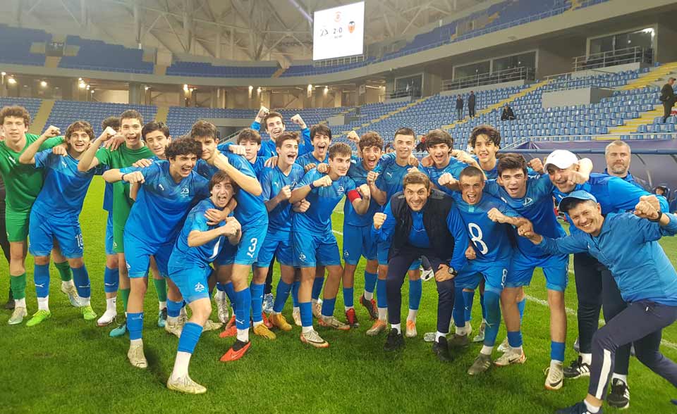 „დინამო თბილისის“ 15-წლამდელთა გუნდმა „ვალენსია“ დაამარცხა და „ბათუმის თასის“ გამარჯვებულია #1TVSPORT