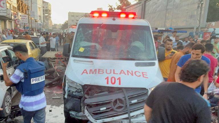ისრაელის შეიარაღებული ძალები ალ-შიფას საავადმყოფოსთან სასწრაფო დახმარების ავტომობილზე თავდასხმაზე პასუხისმგებლობას იღებს