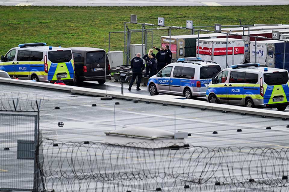 ჰამბურგის აეროპორტში შეჭრილი შეიარაღებული მამაკაცი პოლიციას ჩაბარდა