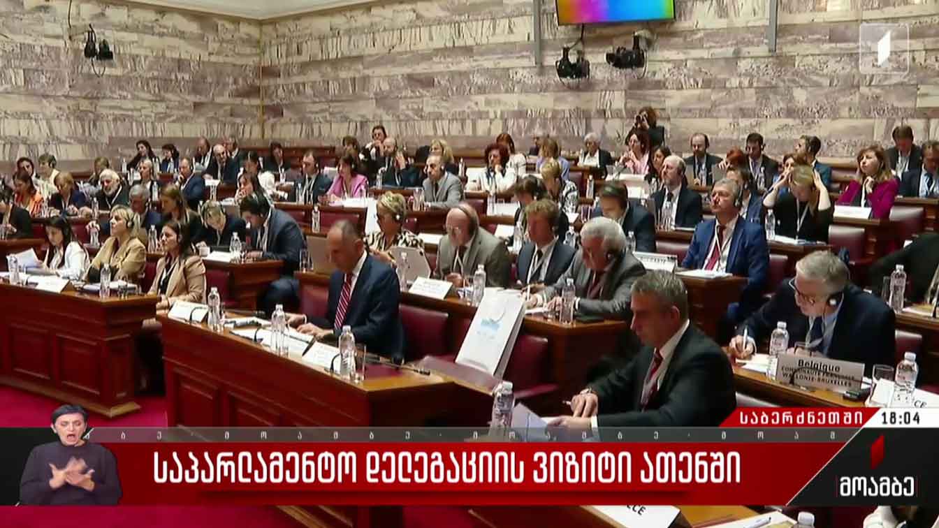 საპარლამენტო დელეგაციის ვიზიტი ათენში
