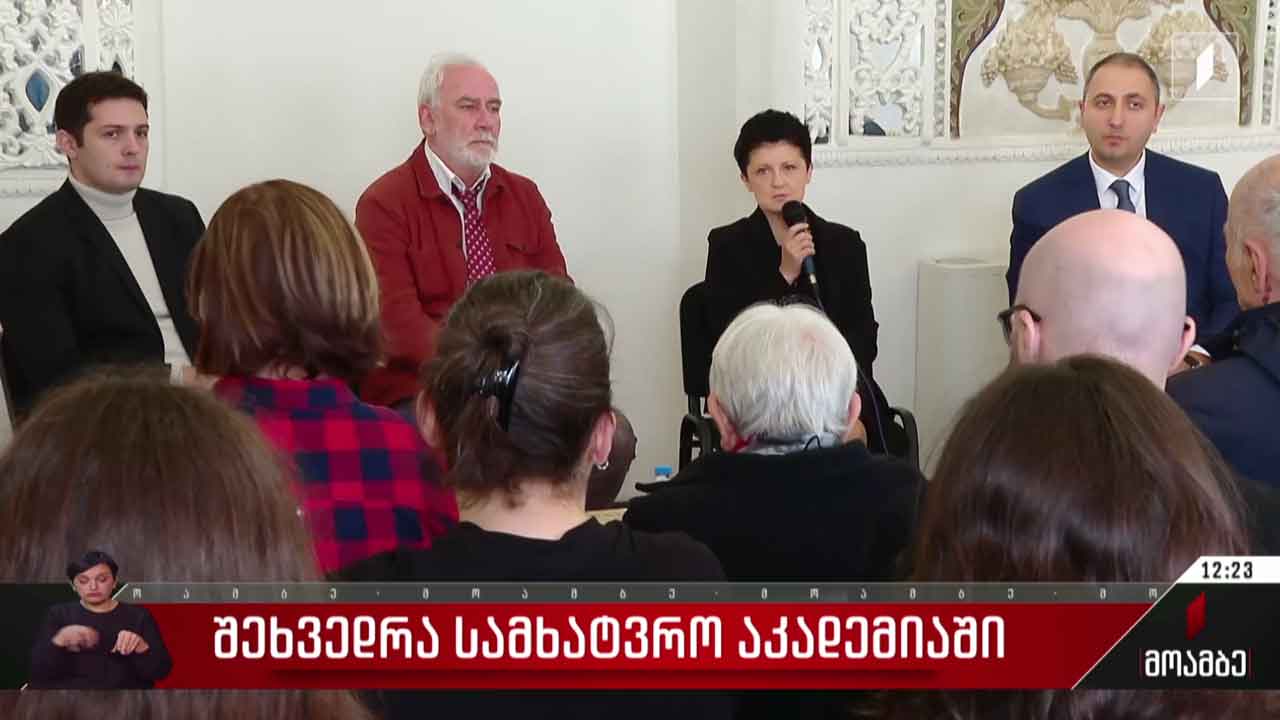 შეხვედრა სამხატვრო აკადემიაში