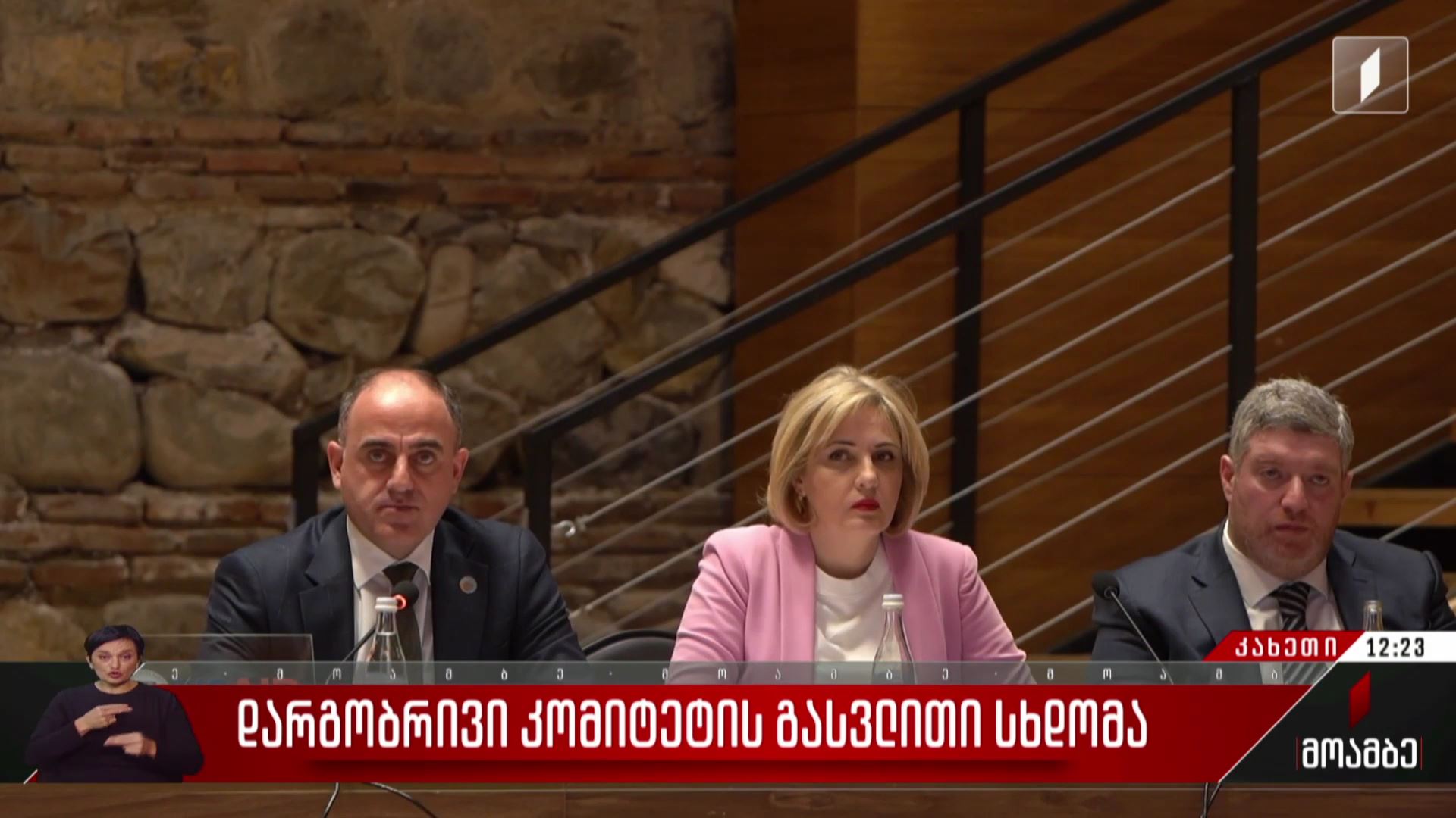 დარგობრივი კომიტეტის გასვლითი სხდომა