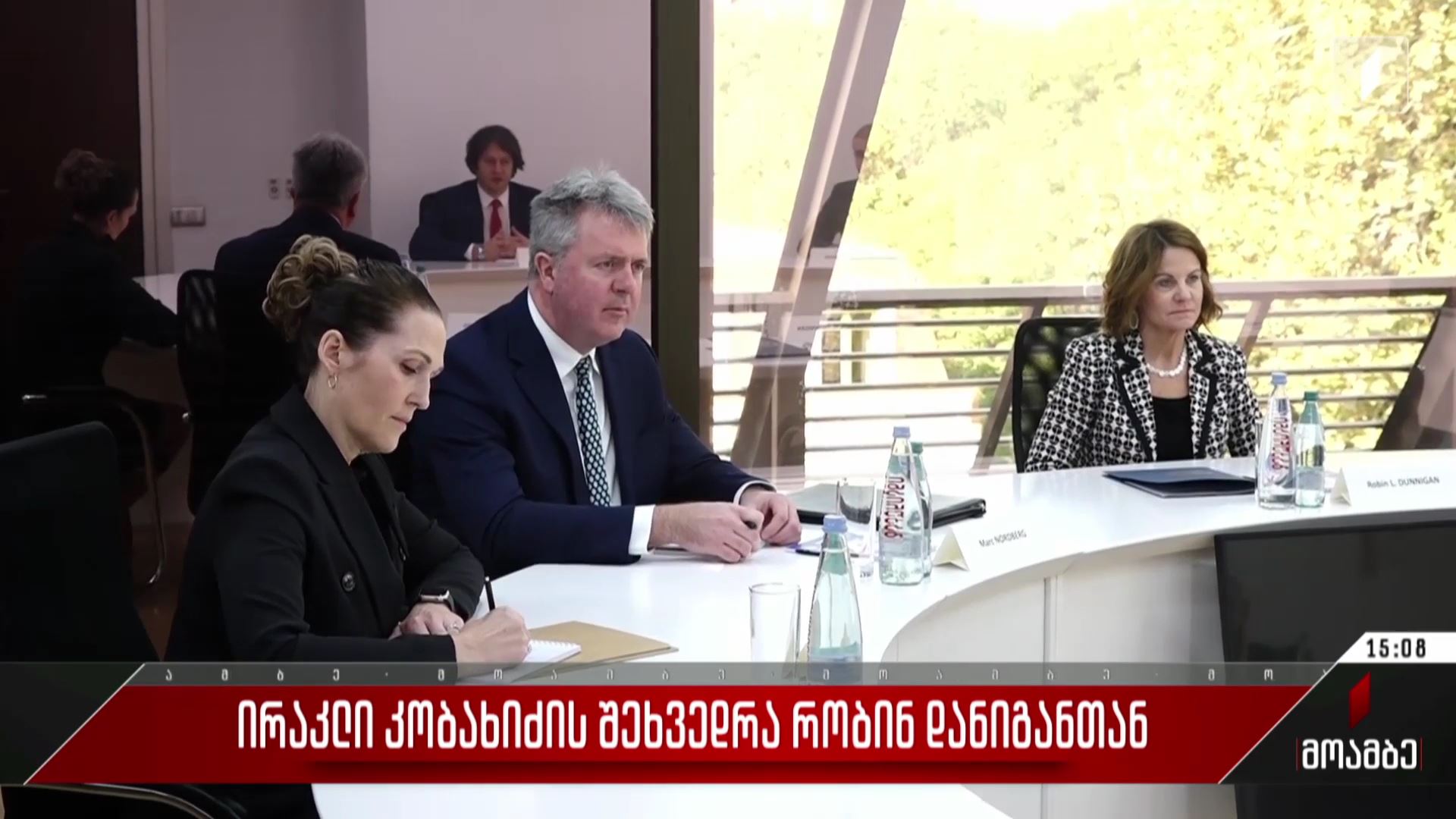 ირაკლი კობახიძის შეხვედრა რობინ დანიგანთან