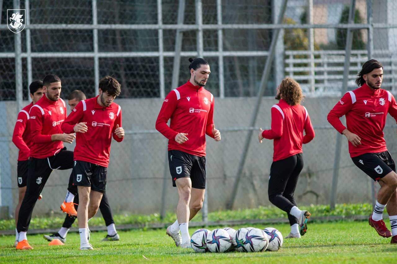 საქართველოს 21-წლამდელთა ნაკრებმა სკოპიეში ივარჯიშა - ტრავმირებული გორდეზიანი გვასალიამ შეცვალა #1TVSPORT