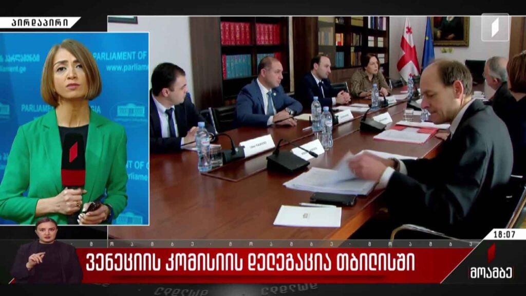 ვენეციის კომისიის დელეგაცია თბილისში