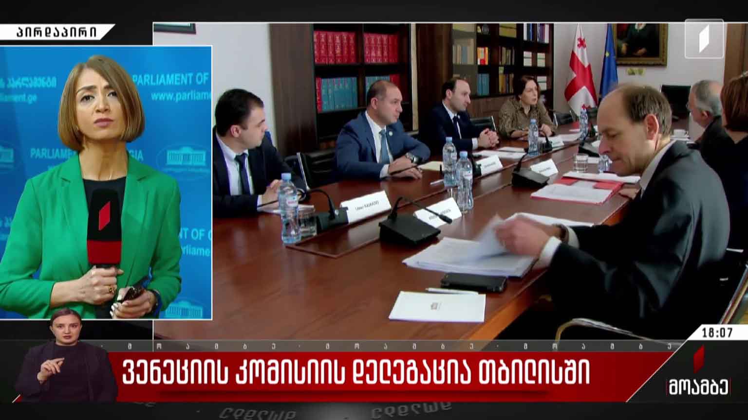 ვენეციის კომისიის დელეგაცია თბილისში