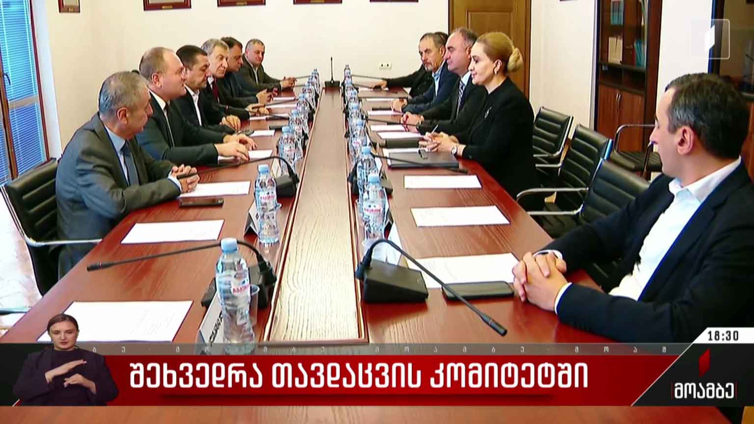 შეხვედრა თავდაცვის კომიტეტში