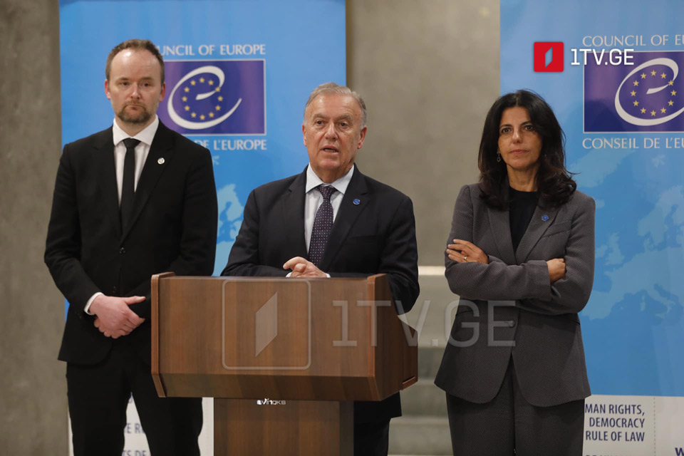 ვენეციის კომისიის ვიცე-პრეზიდენტი მაიკლ ფრენდო - ჩვენი რეკომენდაციები გახლავთ მინიშნებები, ასევე წითელი ხაზებიც არის მოცემული, თუმცა როგორ აირჩევს საქართველო შესრულების გზებს, ეს მისი გადასაწყვეტია