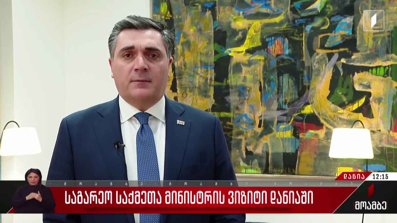 საგარეო საქმეთა მინისტრის ვიზიტი დანიაში