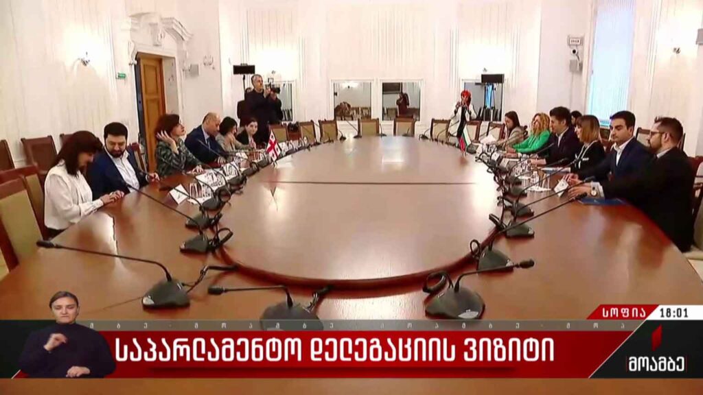 საპარლამენტო დელეგაციის ვიზიტი ბულგარეთში