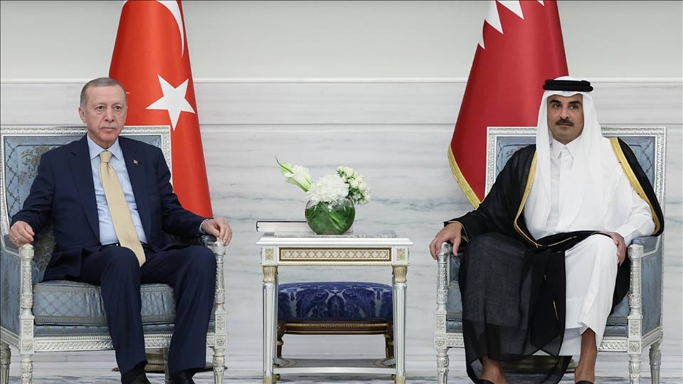 თურქეთის პრეზიდენტმა და კატარის ამირამ ღაზაში არსებული ვითარება განიხილეს