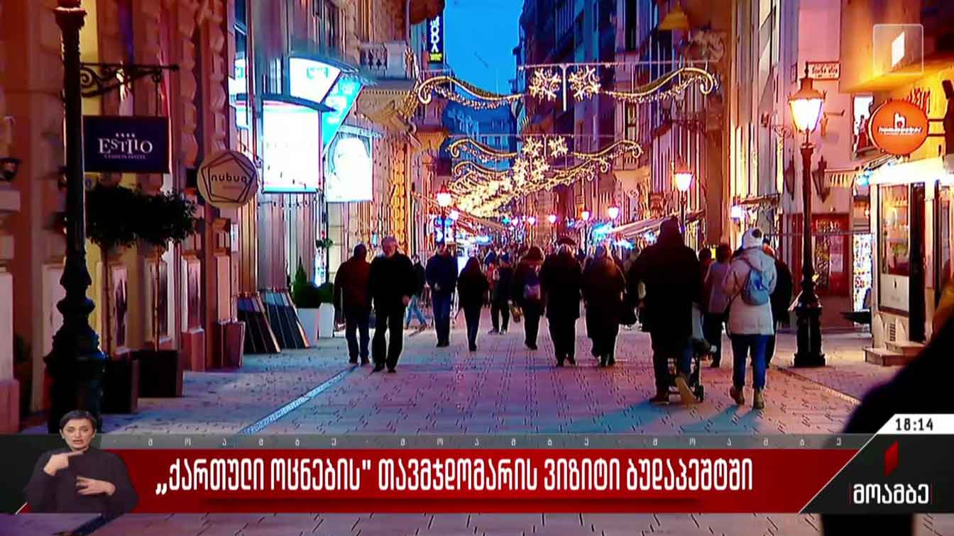 „ქართული ოცნების“ თავმჯდომარის ვიზიტი ბუდაპეშტში
