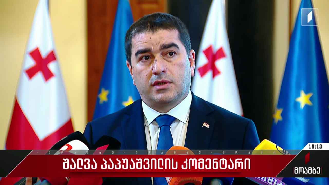 პარლამენტის თავმჯდომარის კომენტარი