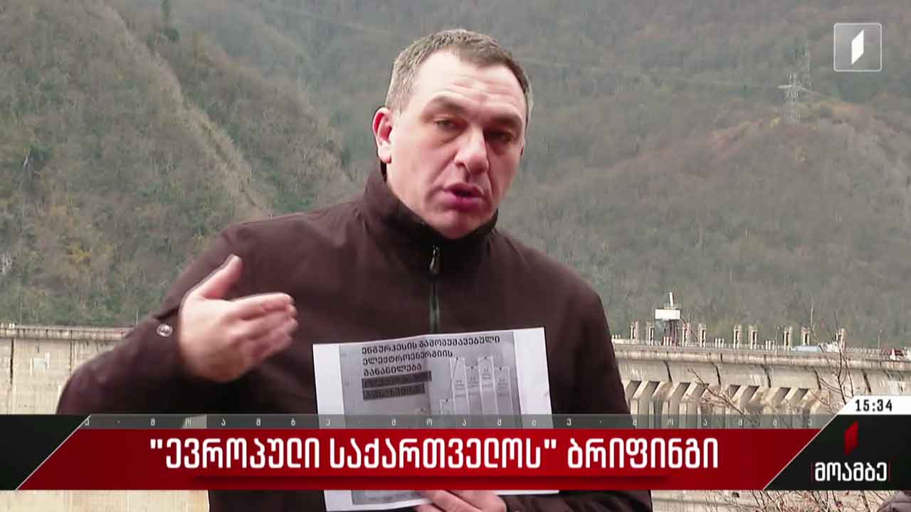 „ევროპული საქართველოს“ ბრიფინგი