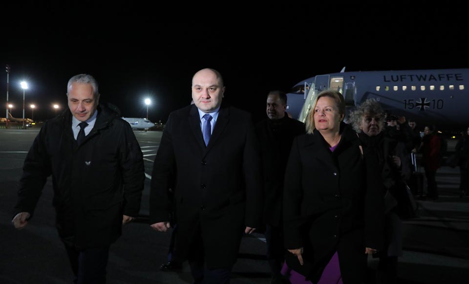 საქართველოს გერმანიის შინაგან საქმეთა ფედერალური მინისტრი ნენსი ფეზერი ეწვია