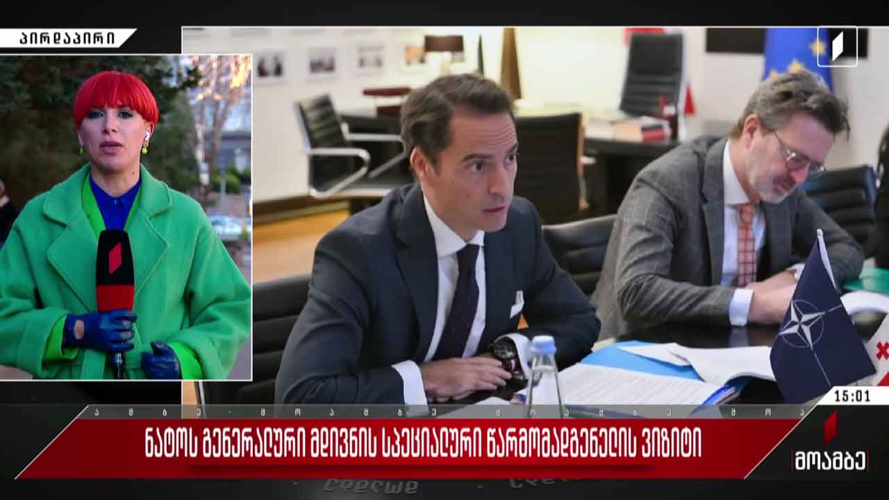 ნატო-ს გენერალური მდივნის სპეციალური წარმომადგენელის ვიზიტი