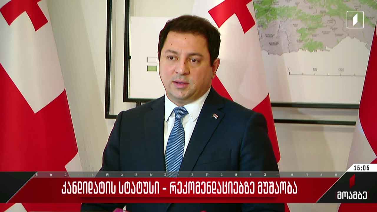 კანდიდატის სტატუსი - რეკომენდაციებზე მუშაობა