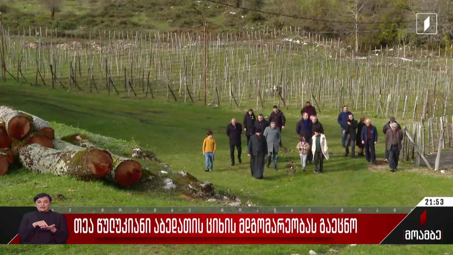 თეა წულუკიანი აბედათის ციხის მდგომარეობას გაეცნო