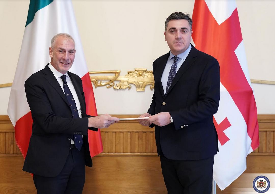 შეხვედრა იტალიის ახლადდანიშნულ ელჩთან