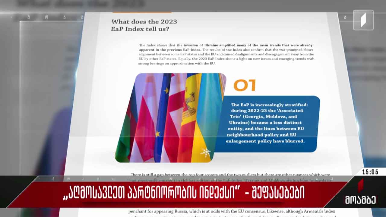 „აღმოსავლეთ პარტნიორობის ინდექსი“ - შეფასებები