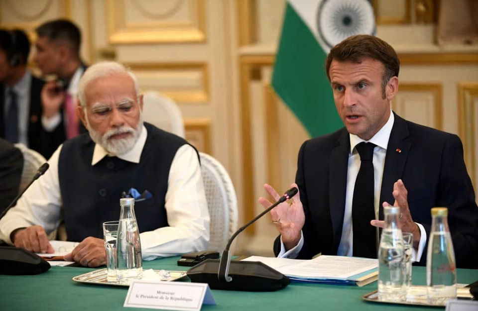„როიტერი“ - საფრანგეთი და ინდოეთი თავდაცვითი აღჭურვილობის ერთობლივ წარმოებაზე შეთანხმდნენ