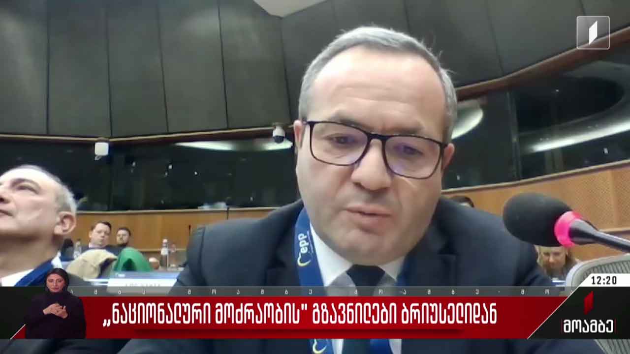 „ნაციონალური მოძრაობის“ გზავნილები ბრიუსელიდან
