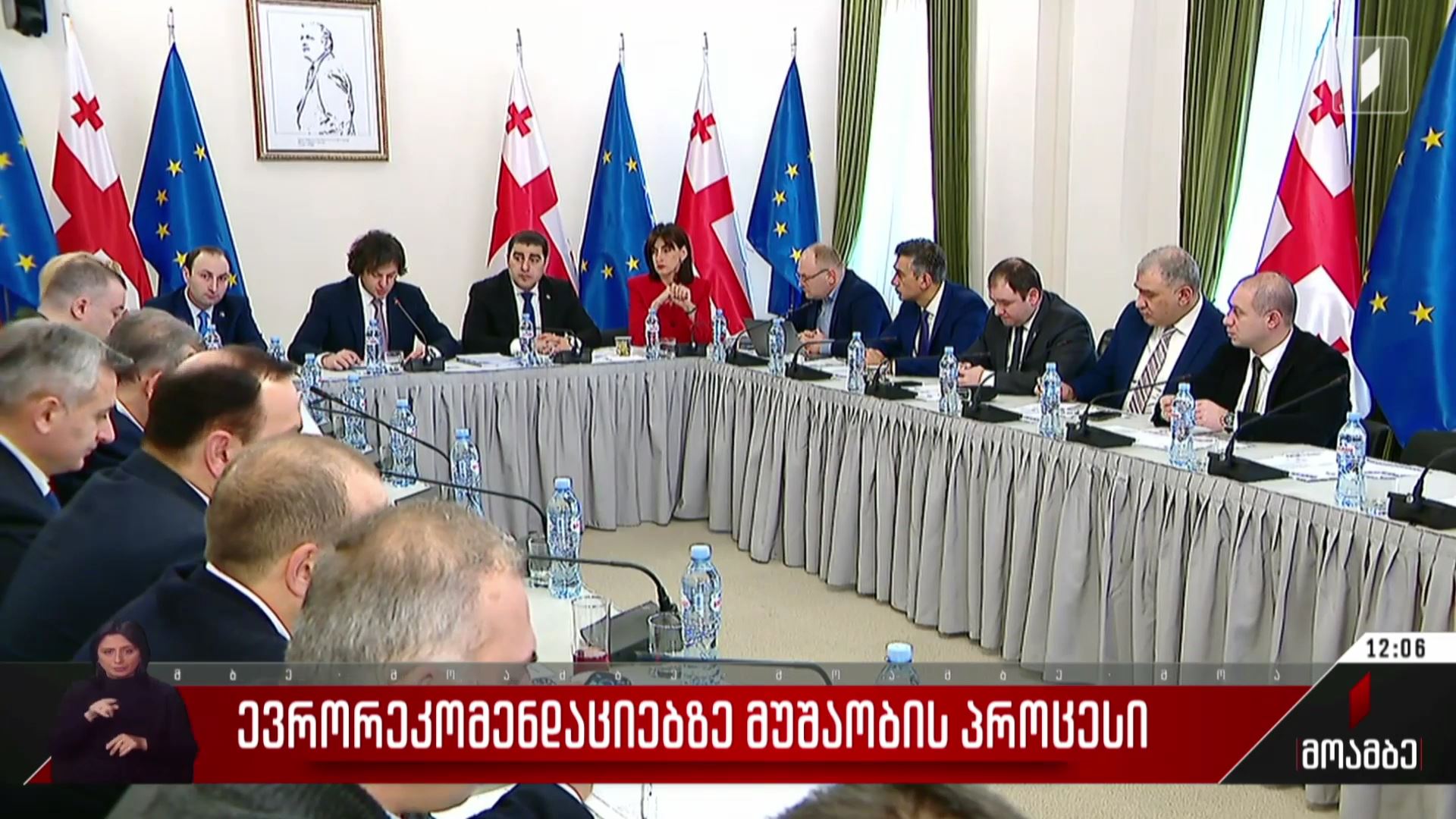 ევრორეკომენდაციებზე მუშაობის პროცესი