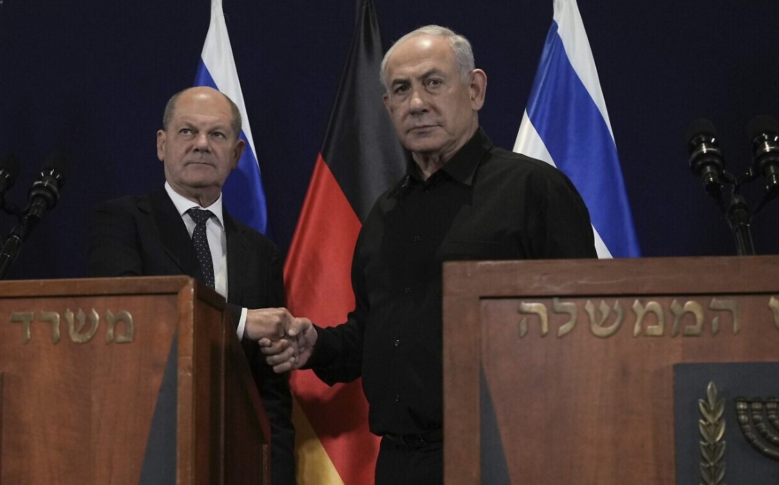 ოლაფ შოლცსა და ბენიამინ ნეთანიაჰუს შორის სატელეფონო საუბარი გაიმართა