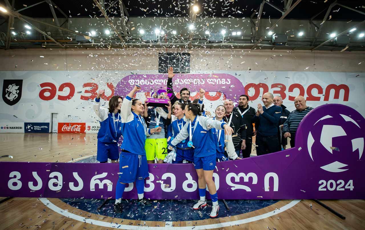 გაგრის „დინამო“ ფუტსალში საქართველოს ქალთა ლიგის გამარჯვებულია #1TVSPORT